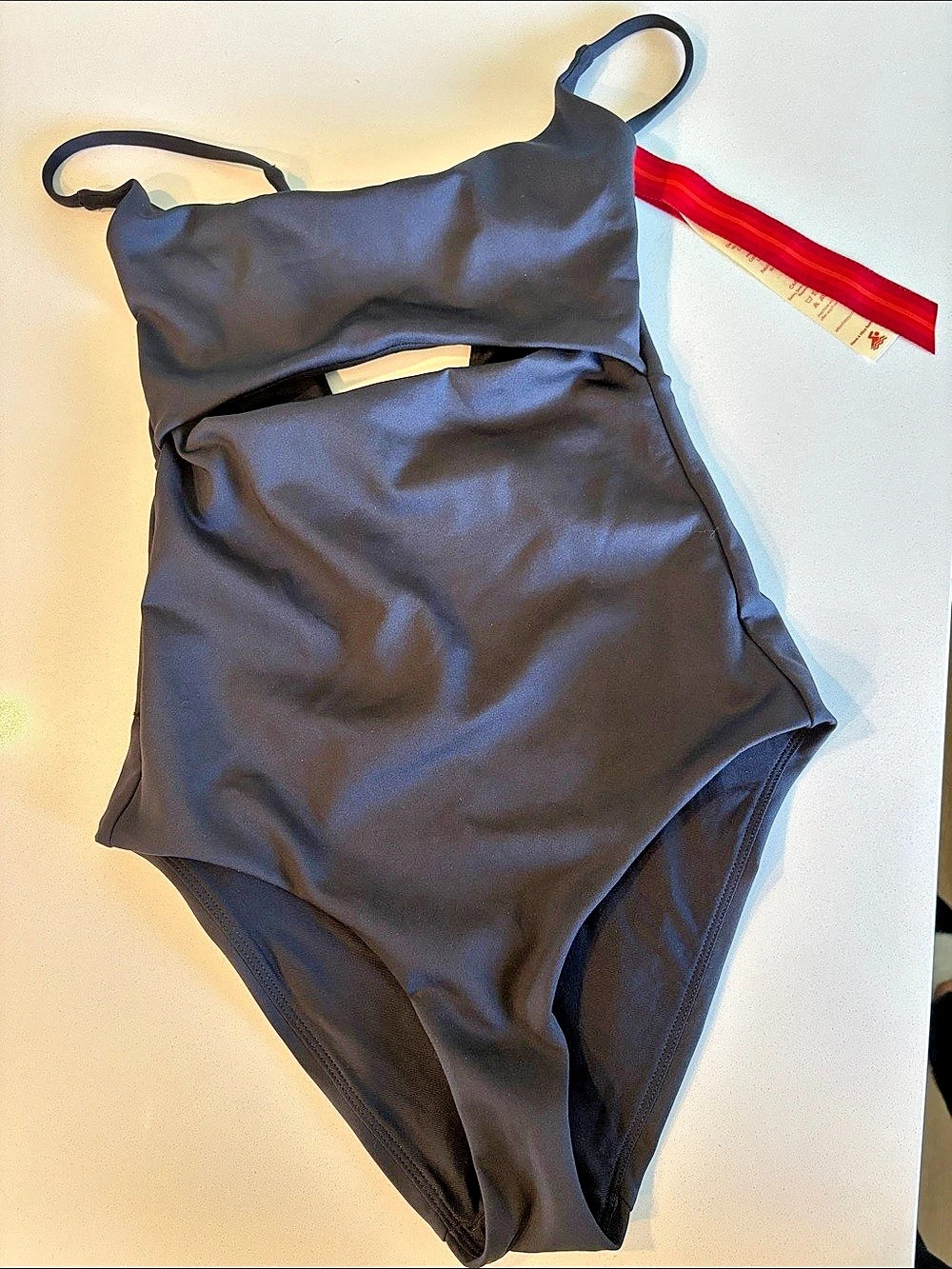 Left On Friday Peak Suit One-Piece Swimsuit Black Small